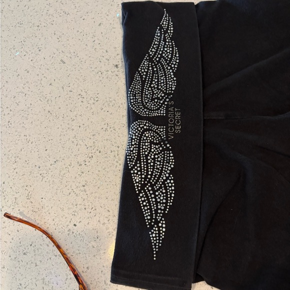 Victoria's Secret Black Leggings with Rhinestone Detail - Picture 6 of 6